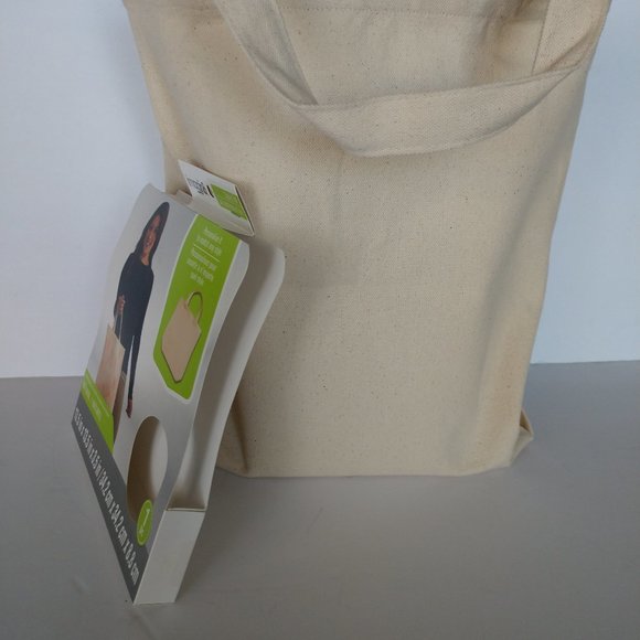 Hand Painted Tote Bag with Pink Koi Fish in Pond  13.5x13.5x3.5 NWT Handmade - Picture 10 of 16